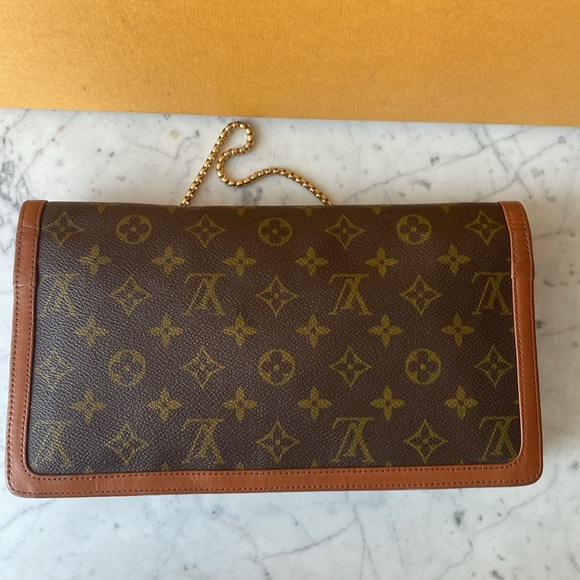 Louis Vuitton Dame Clutch Shoulder Great Condition Authentic Vintage Monogram - Picture 3 of 15